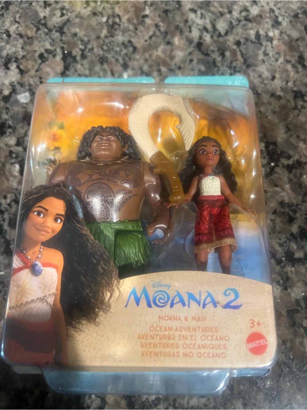 Mattel Moana 2 Doll Set - Brown & Green